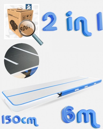 6m, 150cm freerunning parkour X-Mark Track 20cm high+mini blower